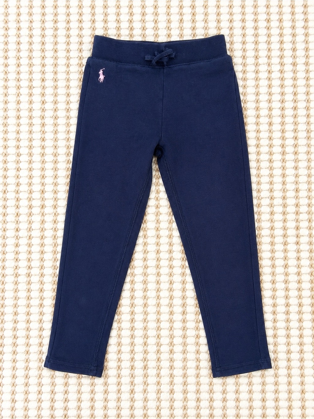 Ralph Lauren Girls Navy Jogger Sweatpants Pony Logo Size 4T